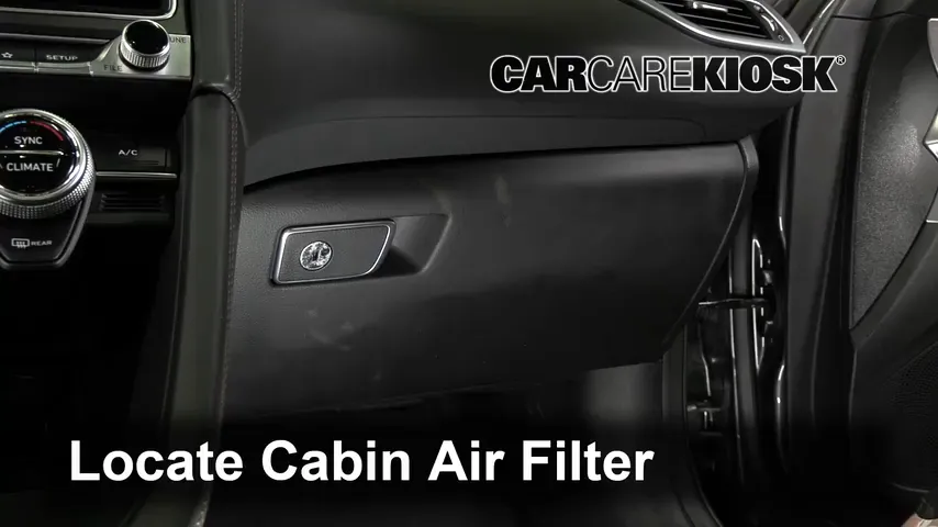 2020 Genesis G70 3.3L V6 Turbo Filtre à air (intérieur) Changement